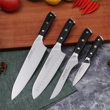 Load image into Gallery viewer, Japanese Kitchen Knives 8 inch Chef Knife Set Germany 1.4116 High Carbon Steel Santoku Fishing Sharp Cooking Knife Handmade