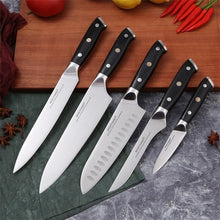 Load image into Gallery viewer, Japanese Kitchen Knives 8 inch Chef Knife Set Germany 1.4116 High Carbon Steel Santoku Fishing Sharp Cooking Knife Handmade